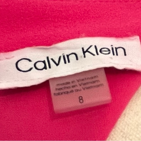 Calvin Klein Pink Dress with Bow Detail, size 8 - Picture 5 of 5